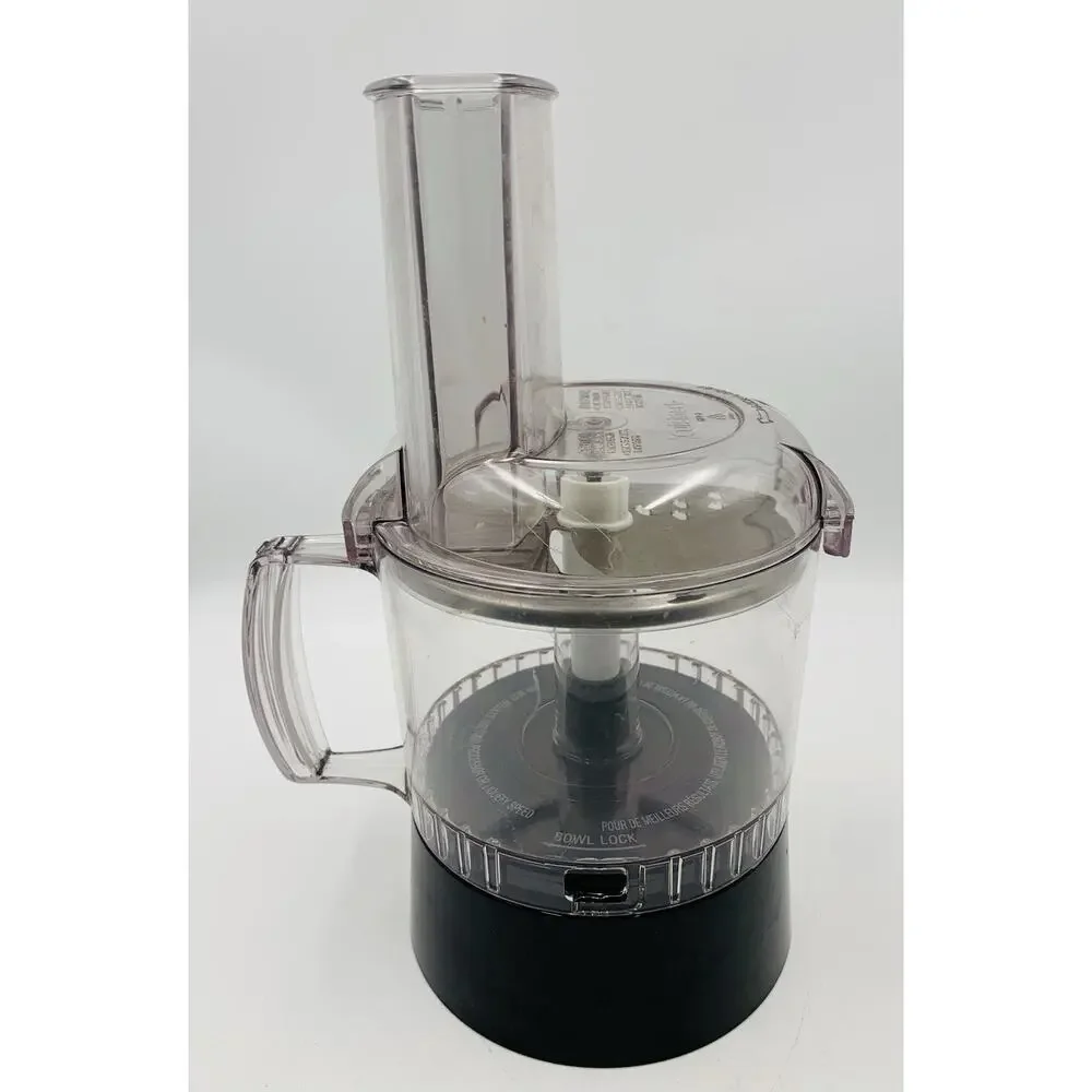 Cuisinart AFP-7 Smart Power Duet Food Processor Used Color Black W/Blade